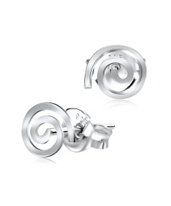 Spiral Style Silver Ear Stud STS-3308